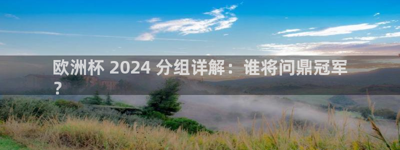 2024欧洲杯全部赛程|欧洲杯 2024 分组详解：谁将问鼎冠军
？